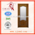 fashion main entrance veneered wooden door design for bedroom/office room/hotel/villa